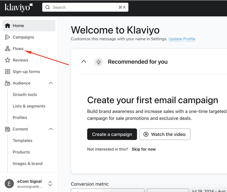 How to set up abandoned cart emails in Klaviyo