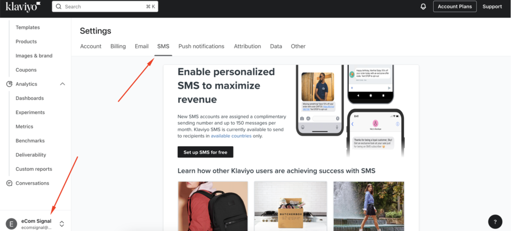 How to use Klaviyo for SMS marketing